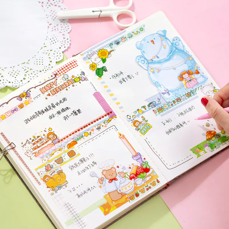Fruit-Themed Journal Set with Stickers for Students