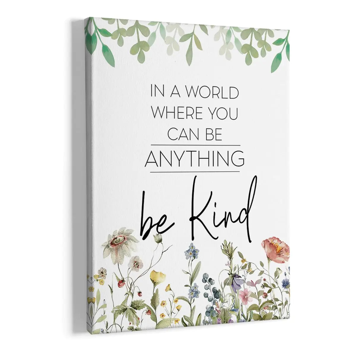 Be Kind Inspirational Wall Art Decor Be Kind Sign