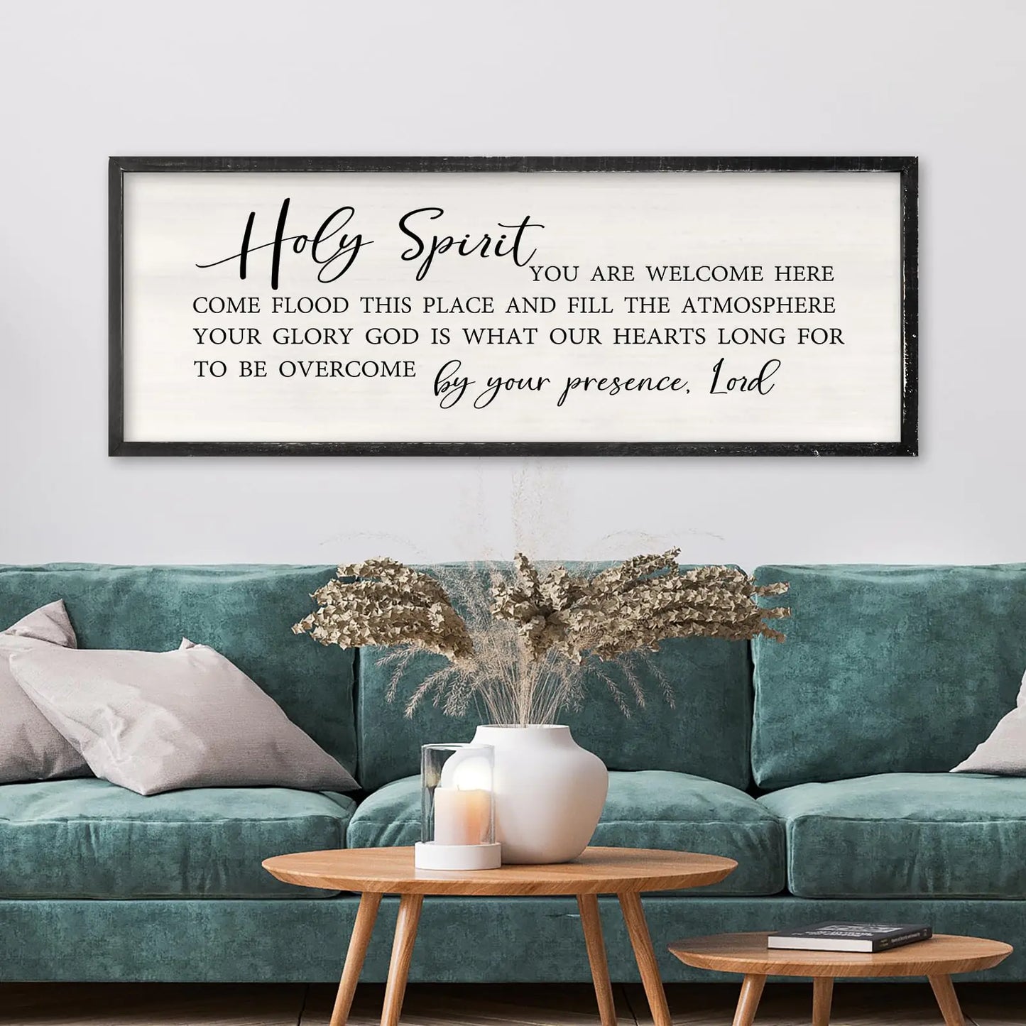 Holy Spirit You are Welcome Here Wall Decor Art