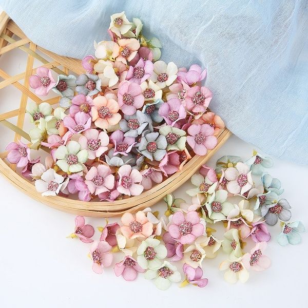 Artificial Flowers Heads Diy0 Scrapbooking Home Wedding Christmas