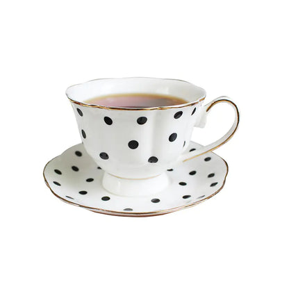 Vintage French Countryside Tea Cups Set
