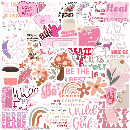 100PCS Bible Verse Stickers