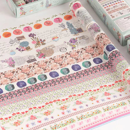 18 Rolls Decorative Sticker Tape Set for Scrapbooking