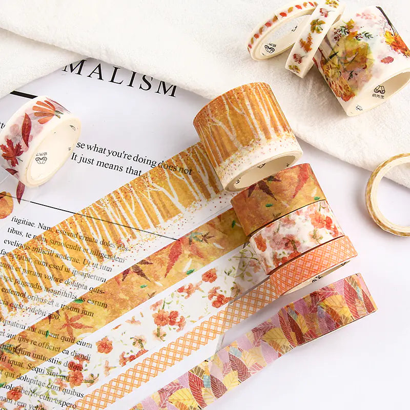 Washi Tape Set of 10 for Bullet Journals and Crafts