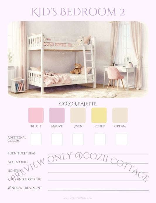 Kid's Bedroom #2 Planner