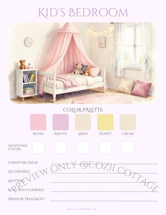 Kid's Bedroom Planner