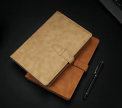 Premium Leather Notebook for Business and Office Use