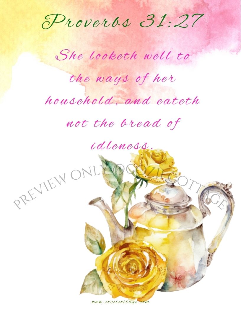 Proverbs 31-Idleness