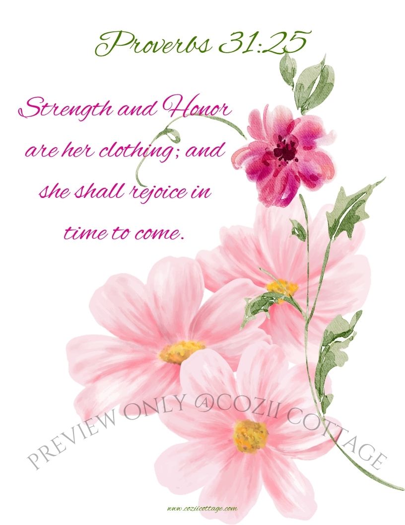 Proverbs 31-Strength and Honor