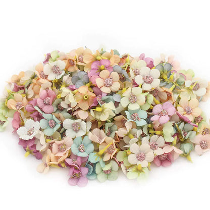 Artificial Flowers Heads Diy0 Scrapbooking Home Wedding Christmas