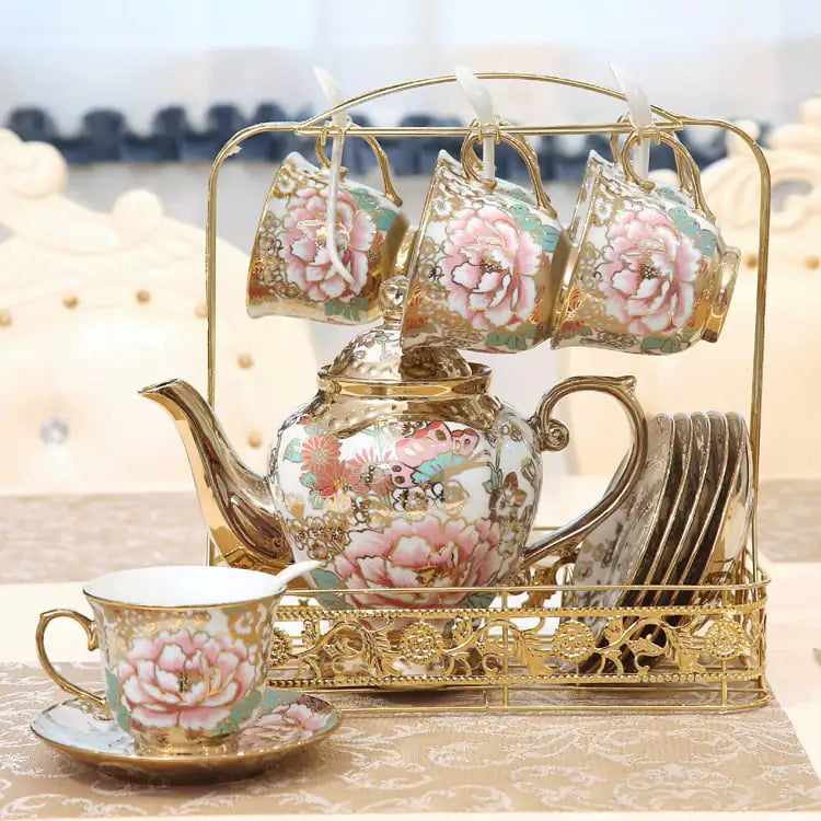 Ceramic Girl Tea Set - Creative Home Decoration Gift