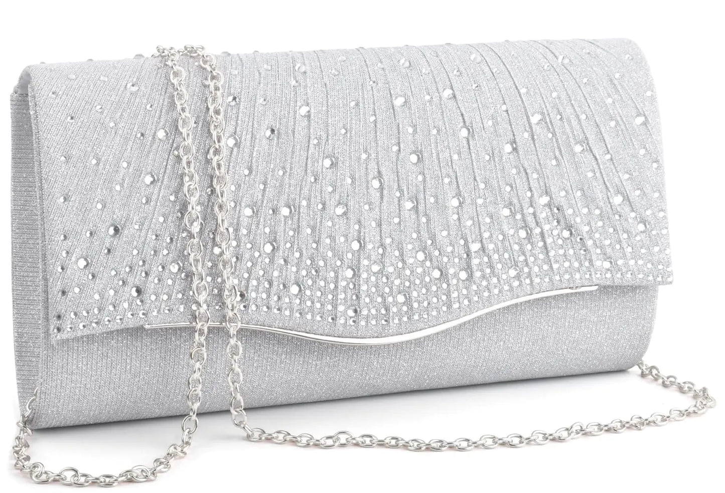 TINDTOP Clutch Purses for Women Evening Handbags for Formal Wedding Party Cocktail Prom Crossbody Shoulder Envelope Bag