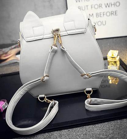 Girls' Leather Backpack
