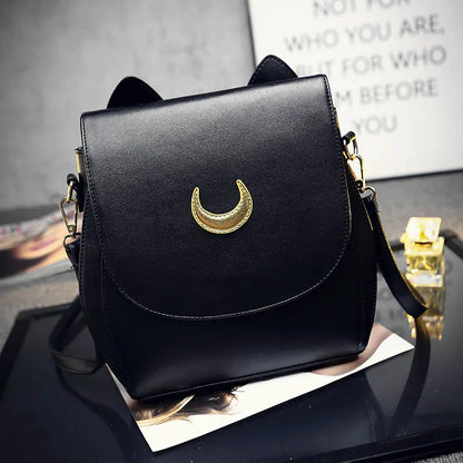 Girls' Leather Backpack