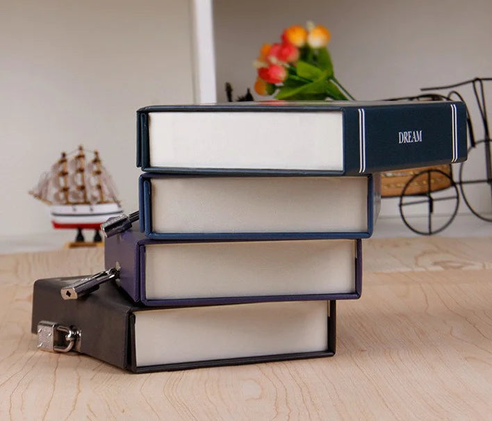 Diary with Lock and Moonlight Treasure Box