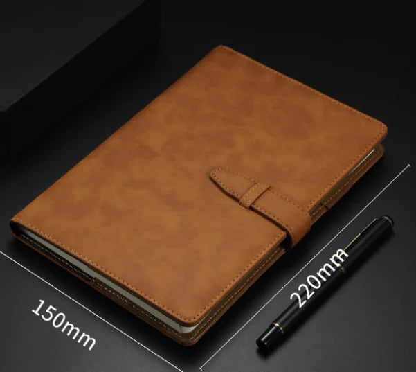 Premium Leather Notebook for Business and Office Use