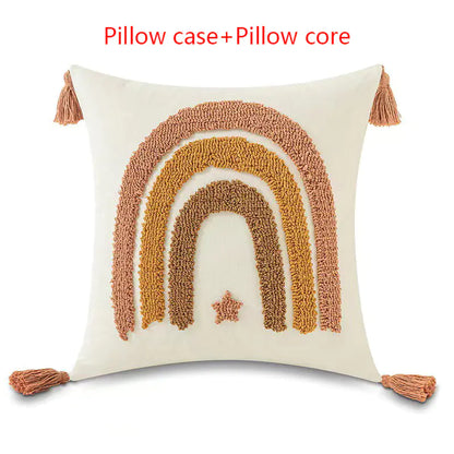 Tufted Loop Pillow Cover for Hotel and Homestay Decor