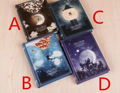 Diary with Lock and Moonlight Treasure Box