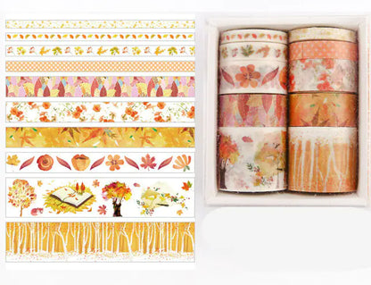 Washi Tape Set of 10 for Bullet Journals and Crafts